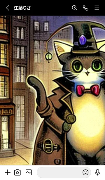 [LINE着せ替え] 猫紳士街#EX131。の画像2