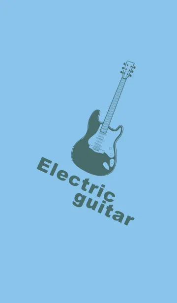 [LINE着せ替え] ELECTRIC GUITAR CLR 勿忘草色の画像1