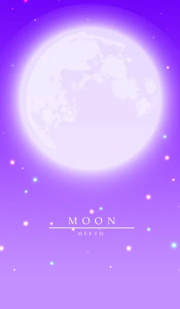 [LINE着せ替え] MOON-PURPLE.MEKYM 8の画像1