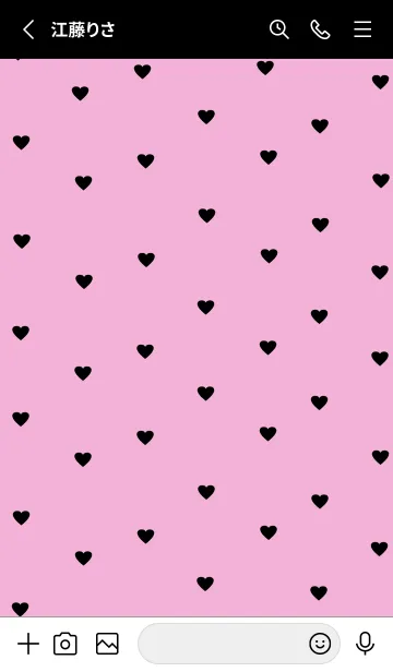 [LINE着せ替え] pattern_heart (vividpink)の画像2