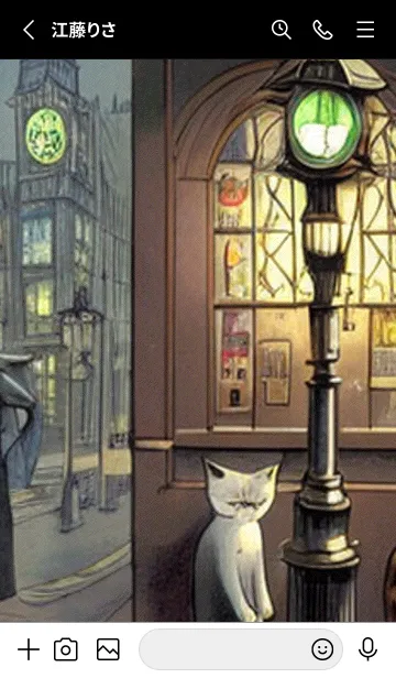 [LINE着せ替え] 猫紳士街#EX130。の画像2