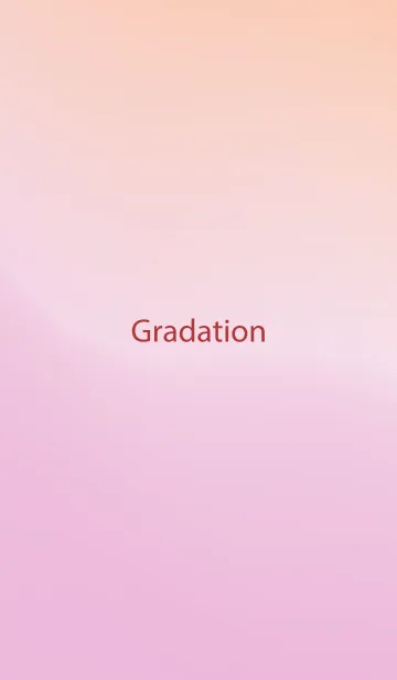 [LINE着せ替え] gradation ORANGE&PINK 87の画像1