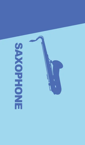 [LINE着せ替え] Saxophone CLR 空色の画像1