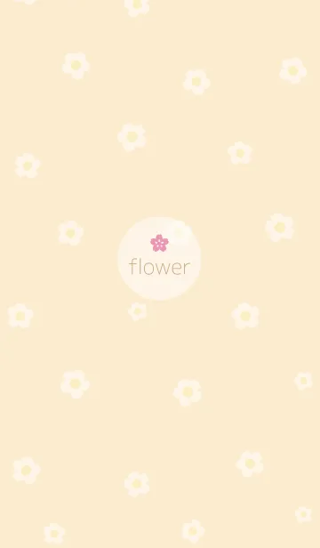 [LINE着せ替え] お花<さくら>イエロー.の画像1