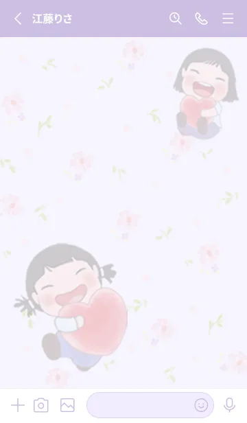 [LINE着せ替え] LINGLING and PEIPEI 少女 03の画像2