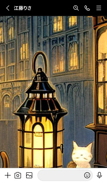 [LINE着せ替え] 猫紳士街#EX110。の画像2