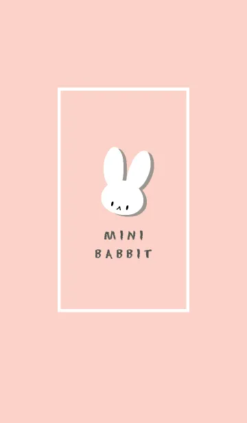 [LINE着せ替え] ホワイト ラビット 127の画像1