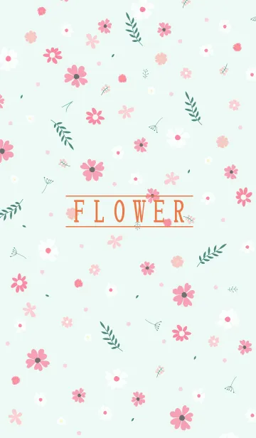 [LINE着せ替え] MANY FLOWERS GREEN 103の画像1