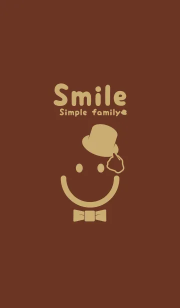 [LINE着せ替え] スマイル＆紳士 チョコレートの画像1