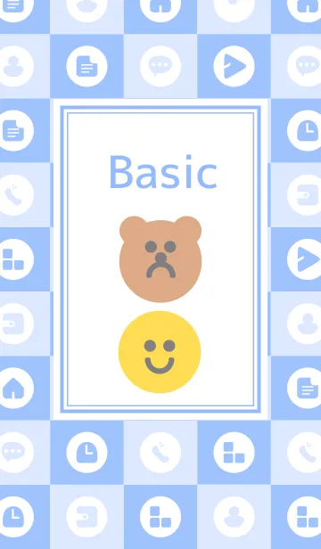 [LINE着せ替え] 初めて使う大人世代にやさしいベーシックの画像1