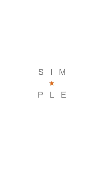 [LINE着せ替え] SIMPLE STAR 70の画像1