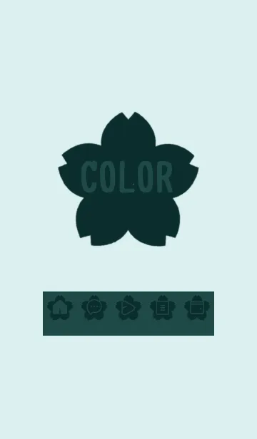 [LINE着せ替え] green color E60の画像1