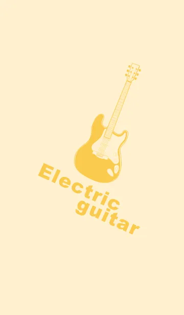 [LINE着せ替え] ELECTRIC GUITAR CLR 鳥の子色の画像1