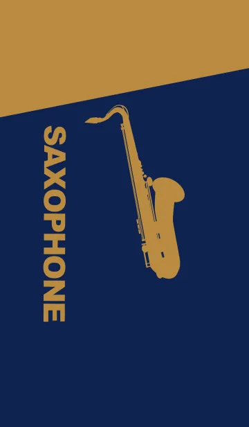 [LINE着せ替え] Saxophone CLR 濃藍の画像1