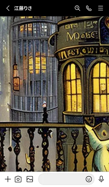 [LINE着せ替え] 猫紳士街#EY38。の画像2