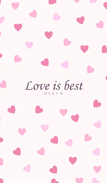 [LINE着せ替え] Love is best - PINK 10の画像1