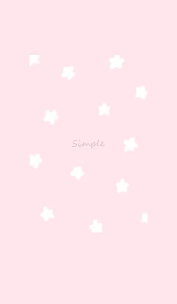 [LINE着せ替え] simple flowers♡pink09_1の画像1