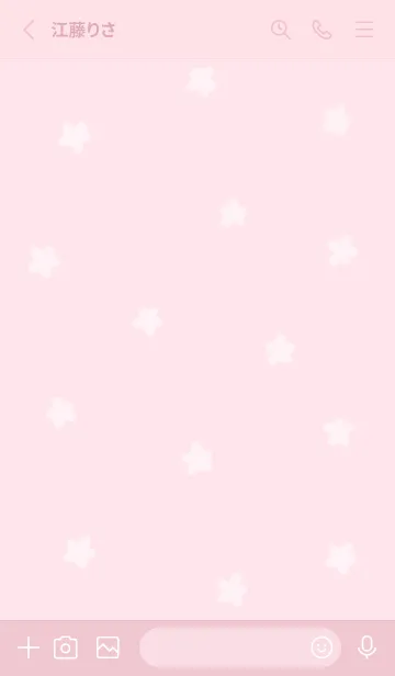 [LINE着せ替え] simple flowers♡pink09_1の画像2