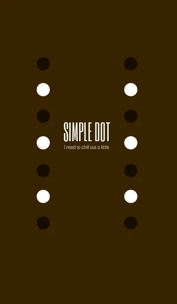 [LINE着せ替え] シンプルドット -7の画像1