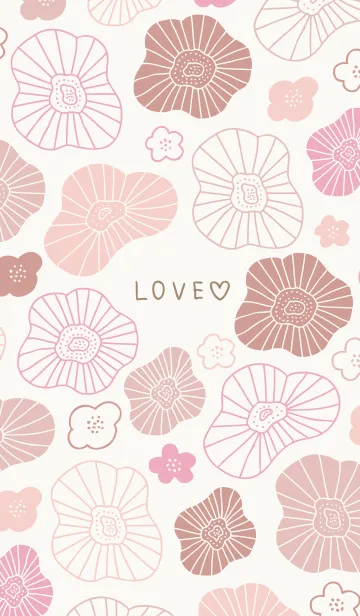 [LINE着せ替え] 北欧風 ポピー20の画像1