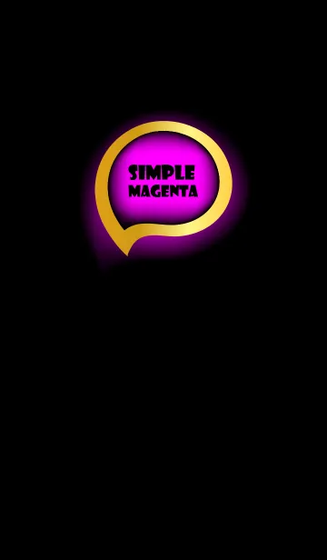 [LINE着せ替え] Magenta Gold Black Theme (JP)の画像1
