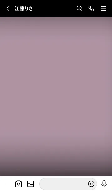 [LINE着せ替え] Lilac Purple And Black V.4 (JP)の画像2