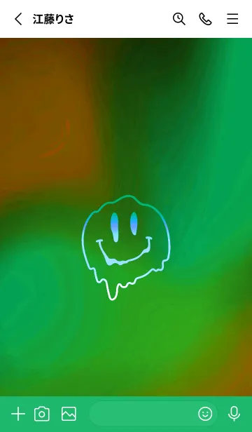 [LINE着せ替え] サイケデリック スマイル _46の画像2