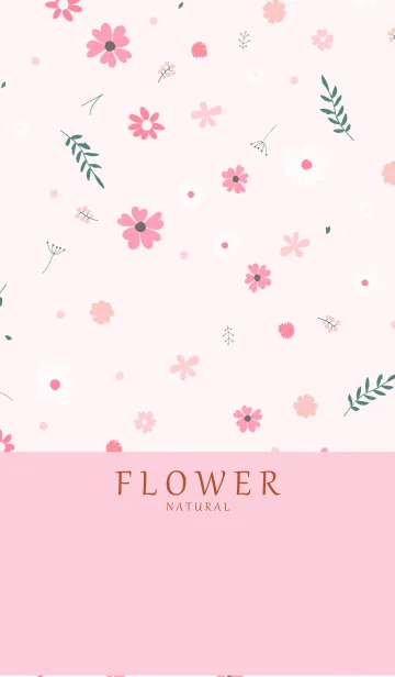 [LINE着せ替え] FLOWER PINK -NATURAL-2の画像1