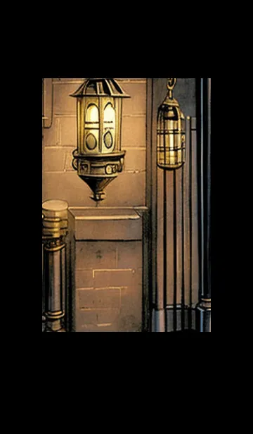 [LINE着せ替え] 猫紳士街_#EY019。の画像1