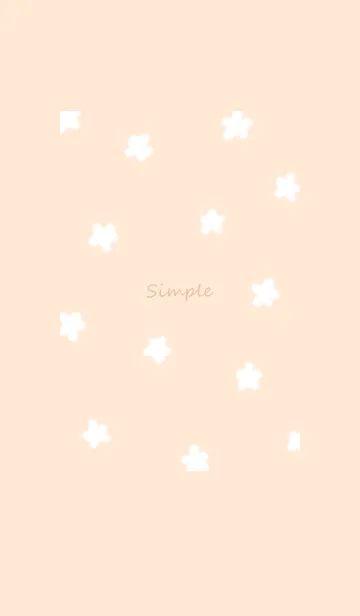 [LINE着せ替え] simple flowers♡orange12_1の画像1