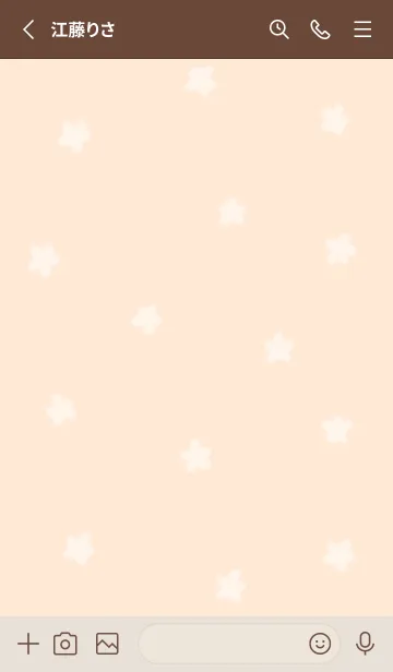 [LINE着せ替え] simple flowers♡orange12_1の画像2