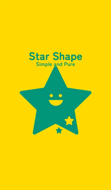 [LINE着せ替え] 星型の着せかえ 黄色の画像1