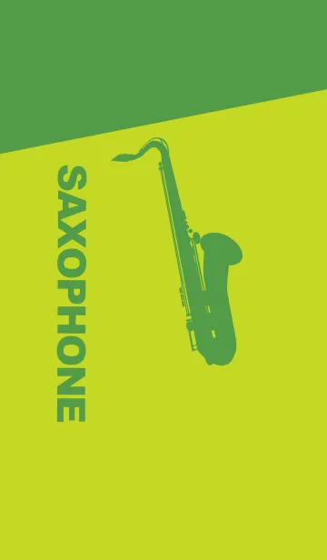 [LINE着せ替え] Saxophone CLR 若草色の画像1
