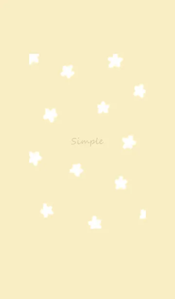 [LINE着せ替え] simple flowers♡yellow13_1の画像1