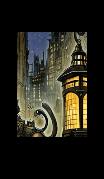 [LINE着せ替え] 猫紳士街#EZ03。の画像1