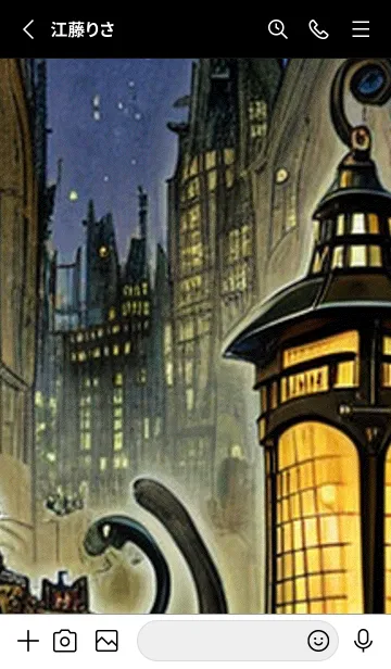 [LINE着せ替え] 猫紳士街#EZ03。の画像2