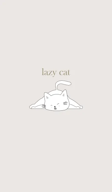 [LINE着せ替え] lazy cat..13の画像1