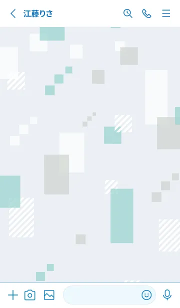 [LINE着せ替え] おしゃれ スクエア くすみカラー2の画像2