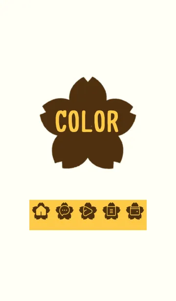 [LINE着せ替え] yellow color E28の画像1