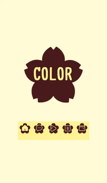 [LINE着せ替え] yellow color E30の画像1