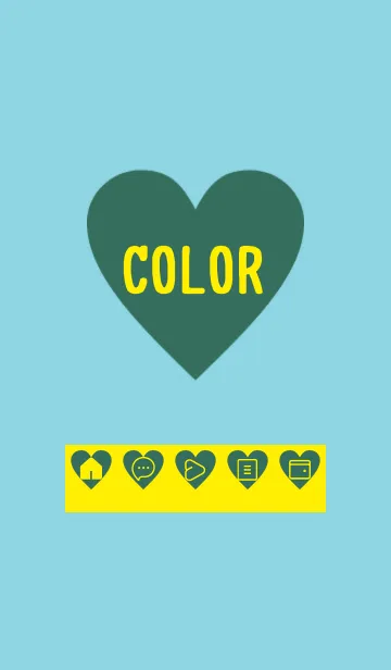 [LINE着せ替え] green color F56の画像1