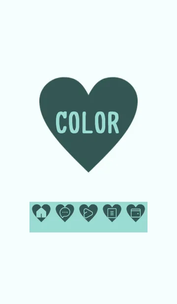 [LINE着せ替え] green color F58の画像1