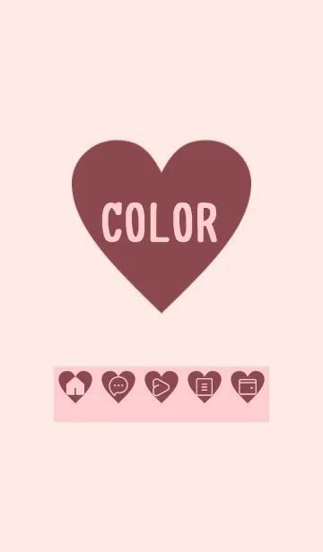 [LINE着せ替え] pink color F27の画像1