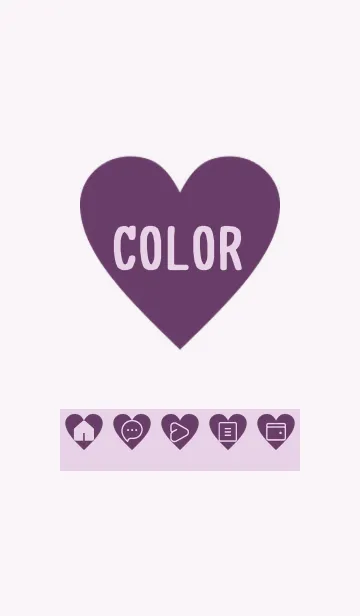 [LINE着せ替え] purple color F28の画像1