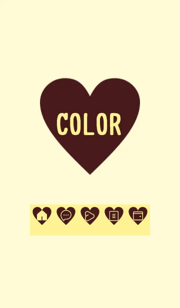 [LINE着せ替え] yellow color F30の画像1