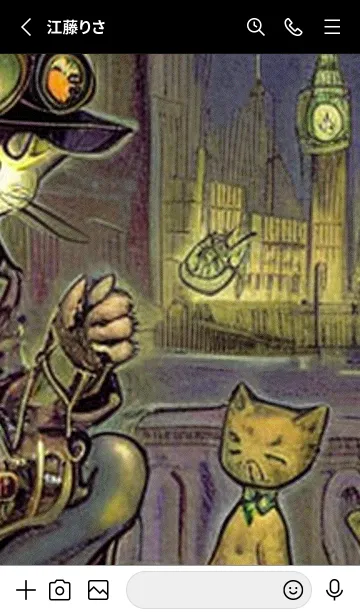 [LINE着せ替え] 猫紳士街#EZ015。の画像2