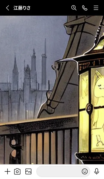 [LINE着せ替え] 猫紳士街#EZ014。の画像2