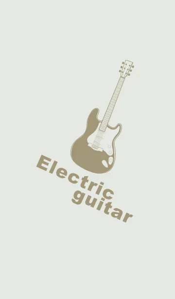 [LINE着せ替え] ELECTRIC GUITAR CLR ミストホワイトの画像1