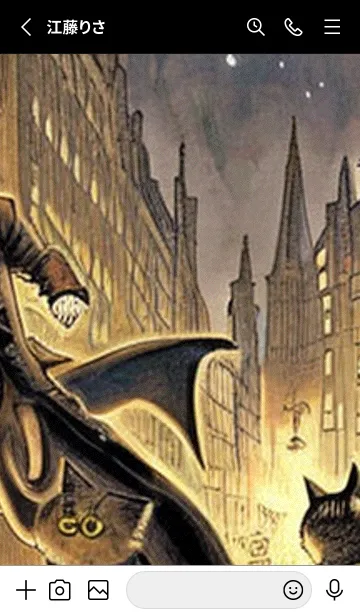 [LINE着せ替え] 猫紳士街#EZ013。の画像2