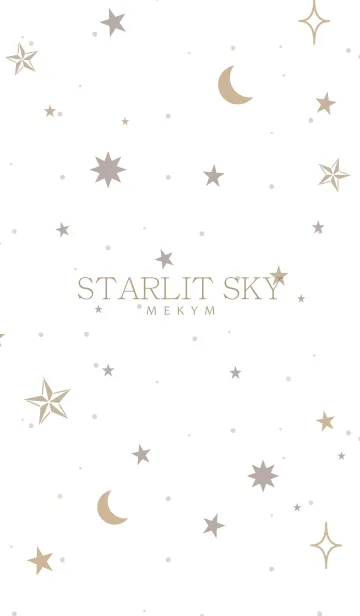[LINE着せ替え] SIMPLE STARLIT SKY.MEKYM 18の画像1